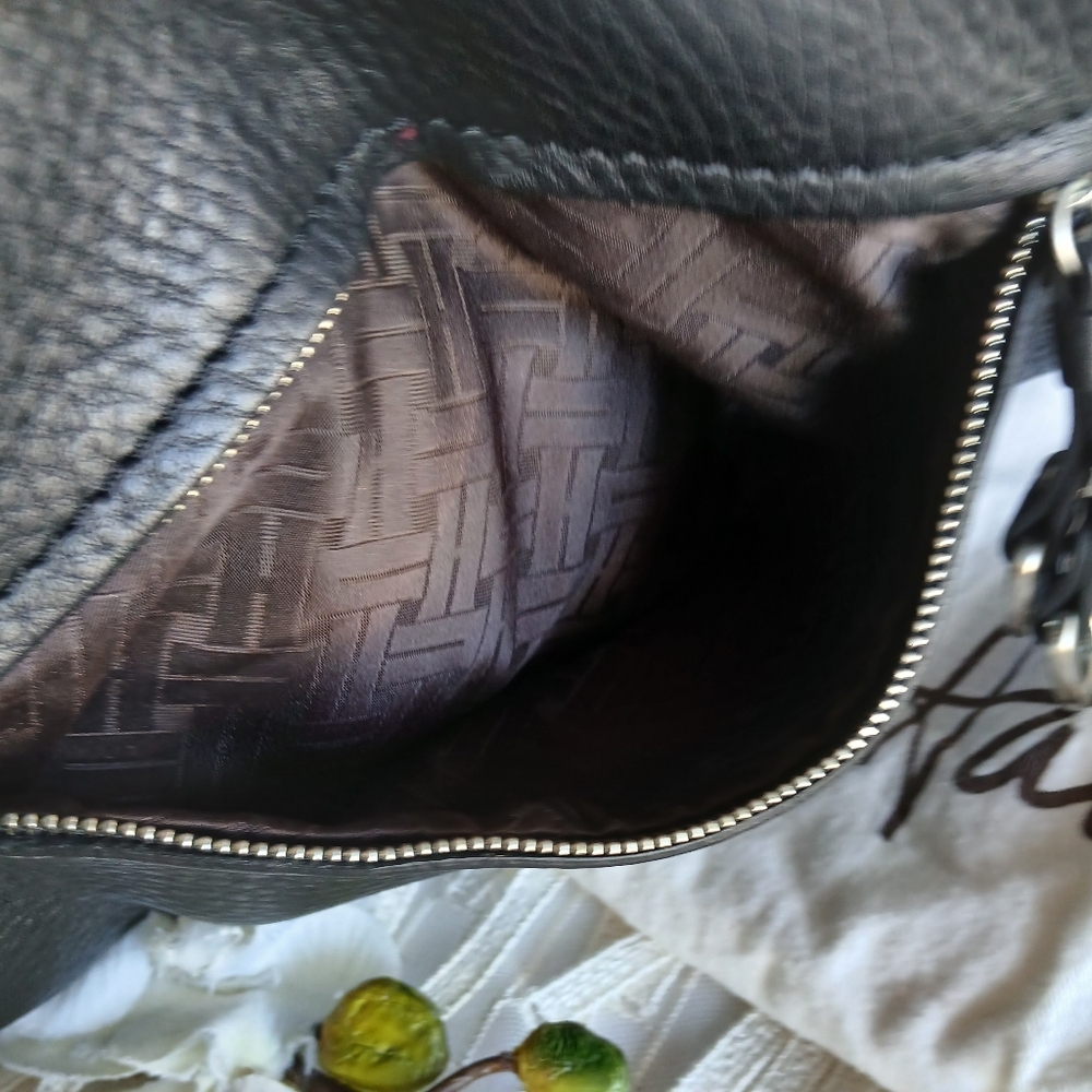 Cole Haan Black Leather Shoulder Bag - Picture 6 of 10